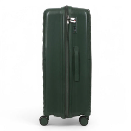 Expandable Hard Shell 8 Wheels Luggage Travel Cabin Suitcase Set