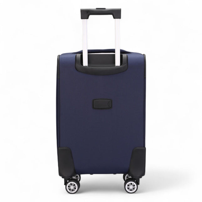 Soft Cabin Suitcase 36.5 x 23.5 x 58 cm Nylon 900D Suitable Integrated Lock for Easyjet, Ryanair, Wizzair