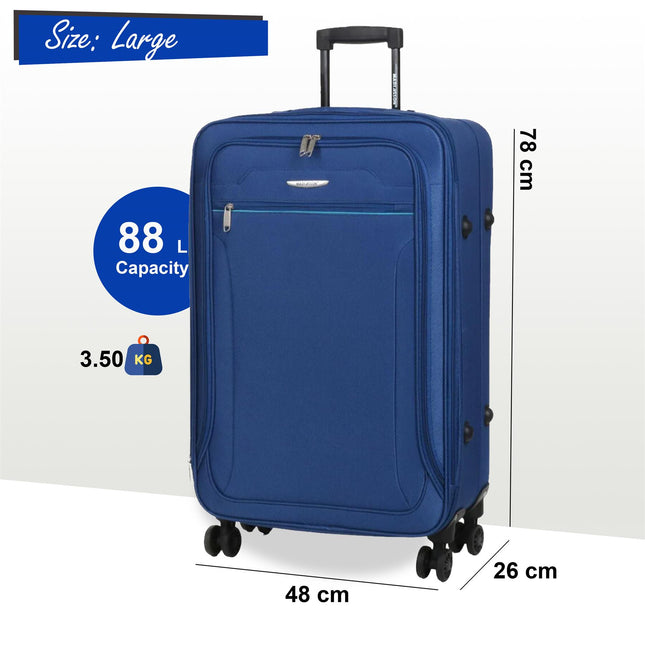 Lightweight Soft Luggage Travel Suitcases
