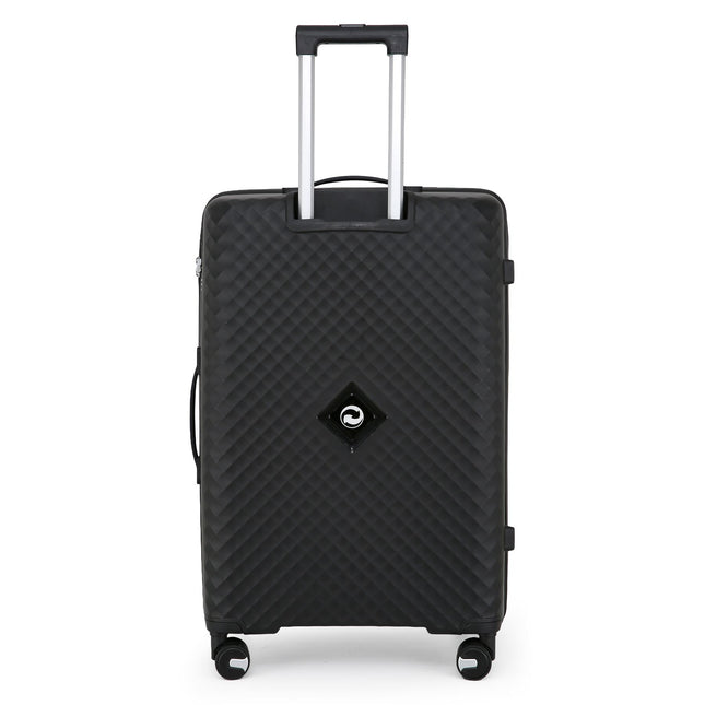 Dual 4 Wheel Robust Lightweight TSA Hard Shell Suitcase Luggage Travel Bags Set