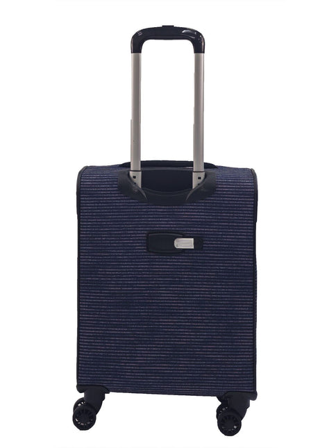 Lightweight Print Suitcases 8 Wheel Luggage Travel Soft Bags Set