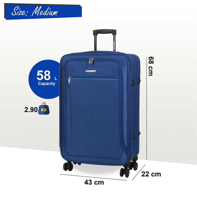 Lightweight Soft Luggage Travel Suitcases