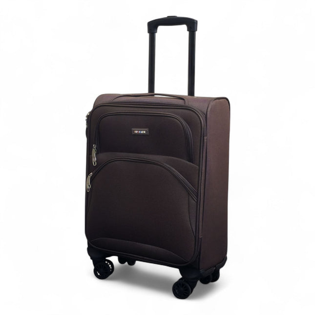 Soft Shell Cabin  48 x 37 x 20 cm Secure Travel Luggage Suitcase Suitable for Easyjet, Ryanair