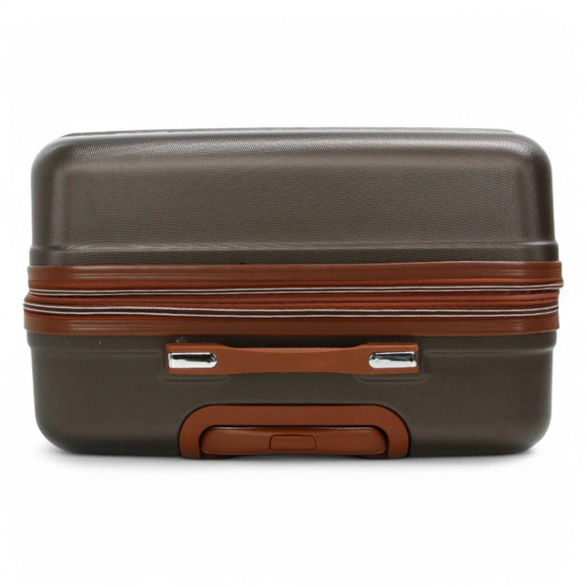 Expandable Hard Shell ABS Suitcase Set 8 Wheel Robust Travel Case Holiday Luggage