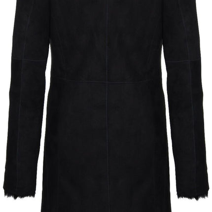 Womens Toscana Sheepskin Suede Trench Coat-Tbilisi