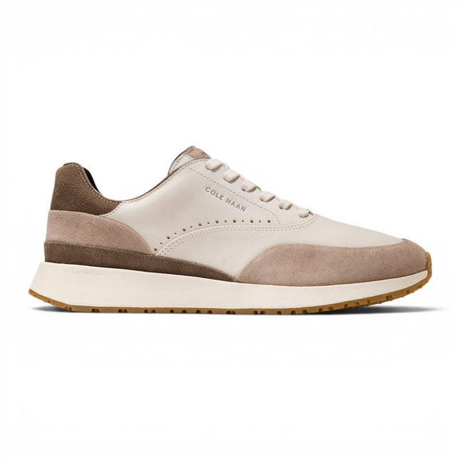 Cole Haan Men's GrandPro Luxe Mile Trainer Brown Leather Sneakers - C44518