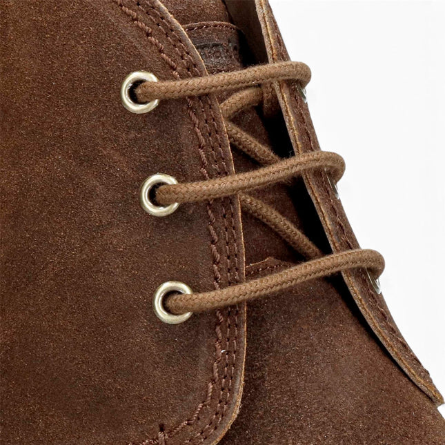 Panama Jack Men's Brown Leather Waterproof Lace-Up Desert Boots - Gael C38