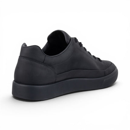 Ecco Men's Black Leather Waterproof Trainer Sneaker Shoes - Soft 10