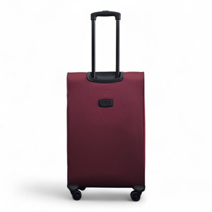 Expandable Soft 8 Wheel Lightweight Suitcase Luggage Travel Bags Set