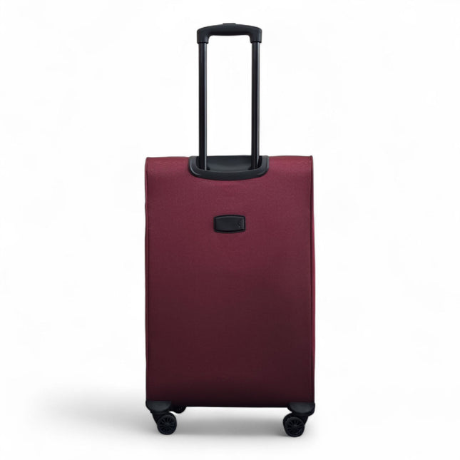 Expandable Soft 8 Wheel Lightweight Suitcase Luggage Travel Bags Set