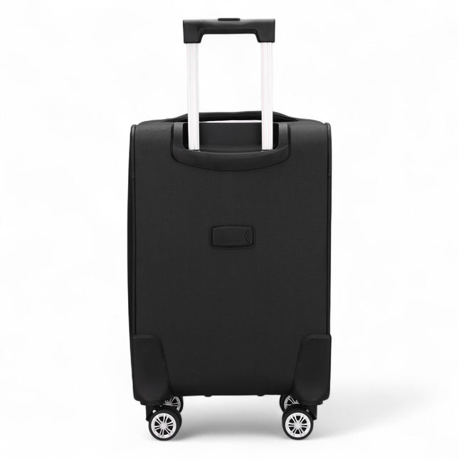 Soft Cabin Suitcase 36.5 x 23.5 x 58 cm Nylon 900D Suitable Integrated Lock for Easyjet, Ryanair, Wizzair