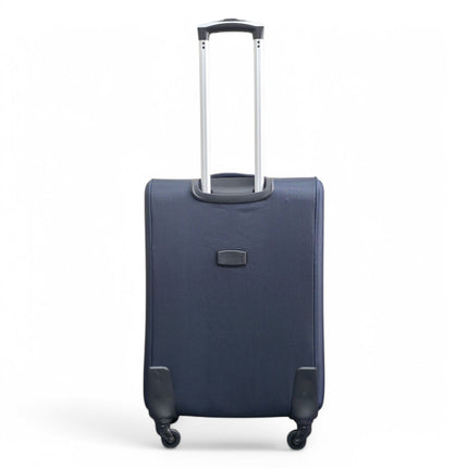 Soft Shell Lightweight Nylon Suitcase Set 4 Wheel Travel Case Holiday Bags