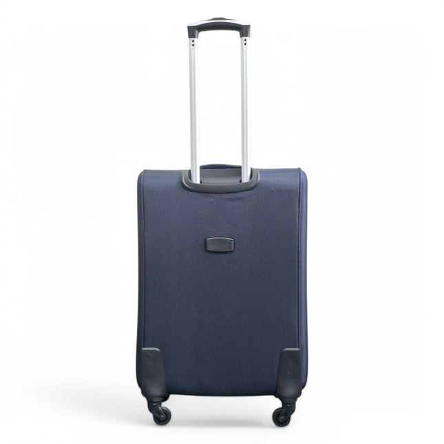 Soft Shell Lightweight Nylon Suitcase Set 4 Wheel Travel Case Holiday Bags