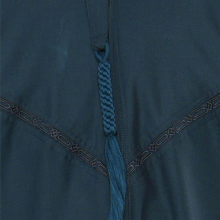 Kids Boys Ramadan Eid Blue Moroccan Jubba Robe Djellaba Thobe - K-TT008