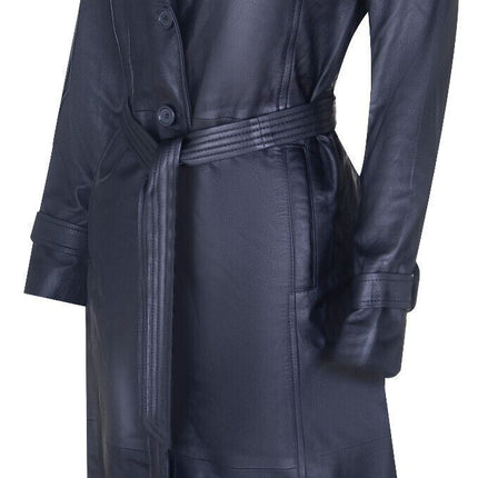 Womens Full Length Trench Coat-Alhambra