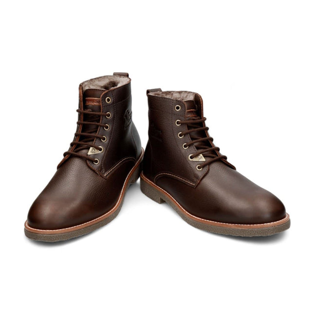 Panama Jacks Men's Brown Leather Glasgow Igloo C1 Classic Ankle Boots