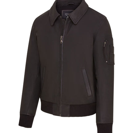 Men's A2 US Airforce Cowhide Aniline Leather Bomber Jacket
