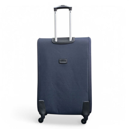 Soft Shell Lightweight Nylon Suitcase Set 4 Wheel Travel Case Holiday Bags