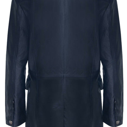 Mens Cowhide Leather Peacoat-Cordoba