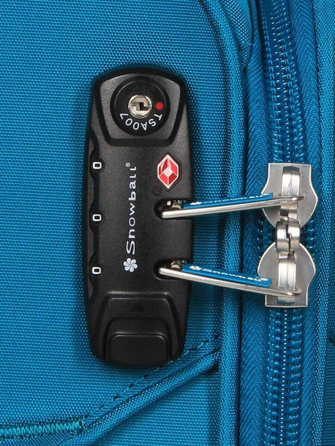 Lightweight Suitcase  4 Wheel Luggage Travel Cabin TSA Soft Bag