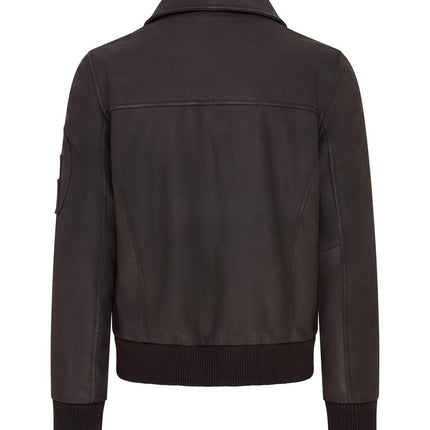 Men's A2 US Airforce Cowhide Aniline Leather Bomber Jacket