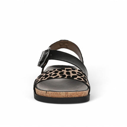 Blowfish Malibu Women's Leopard Brown Footbed Sandals - Lance
