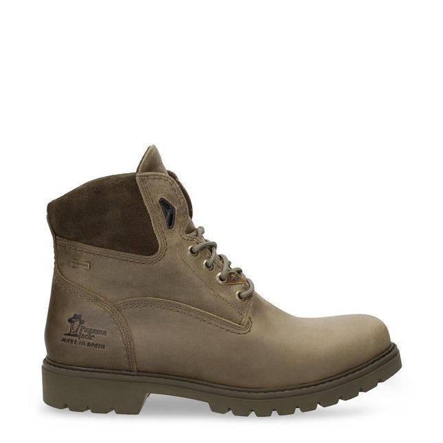 Panama Jack Men's Amur GTX C32 Khaki Waterproof Leather Ankle Boots