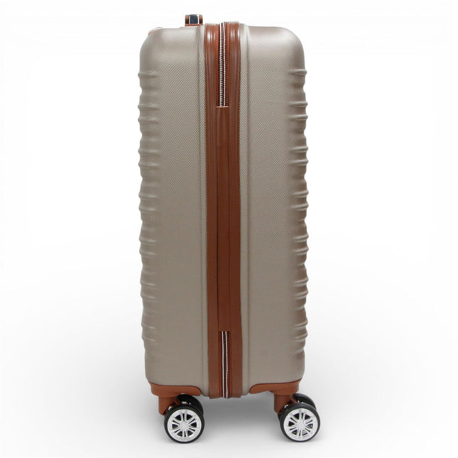 Hard Shell Cabin 55 x 36 x 20 cm ABS Suitcase Luggage Suitable for Easyjet, Ryanair