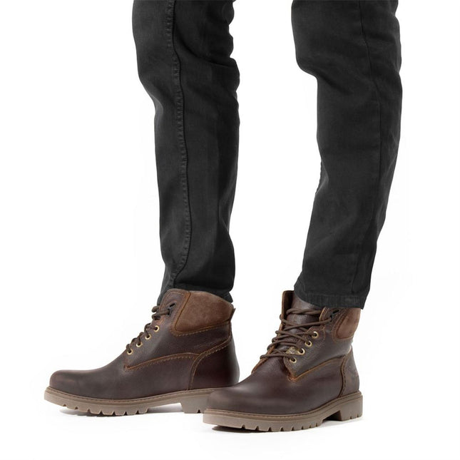 Panama Jack Men's Amur GTX C10 Chestnut Waterproof Leather Ankle Boots