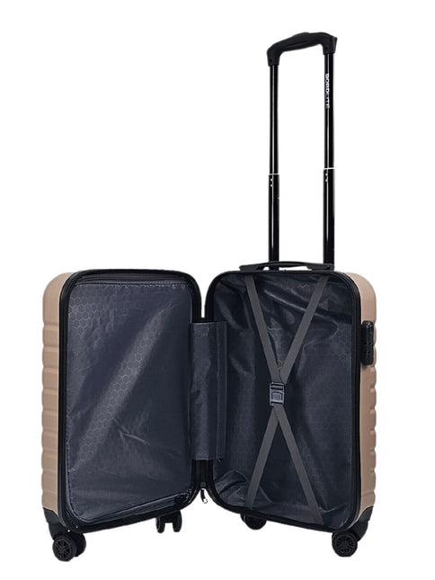 Lightweight Gold Hard Shell ABS Suitcase Luggage Set