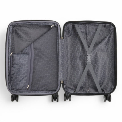 Expandable Hard Shell 8 Wheels Luggage Travel Cabin Bags Suitcase Set