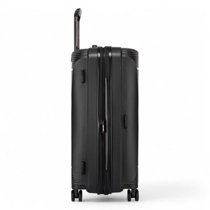 Expandable Hard Shell PP 8 Wheel Luggage Travel Cabin Holiday Bags Suitcase Set