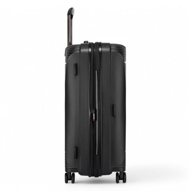 Expandable Hard Shell PP 8 Wheel Luggage Travel Cabin Holiday Bags Suitcase Set