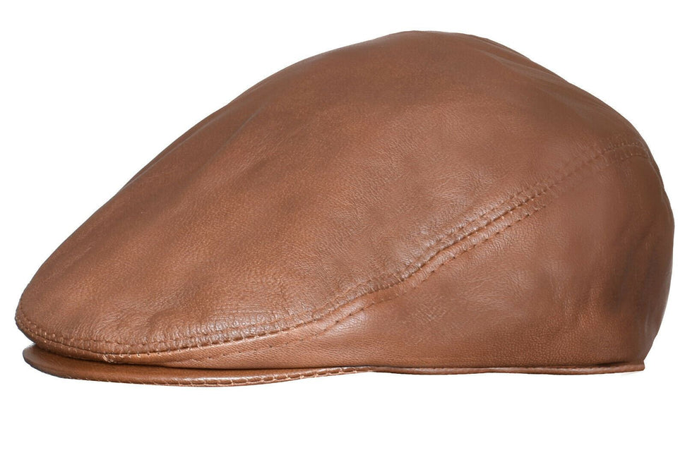 Mens  Flat Hat Leather Peaky Blinders Beret Newsboy Gatsby Golf Cabbie Cap