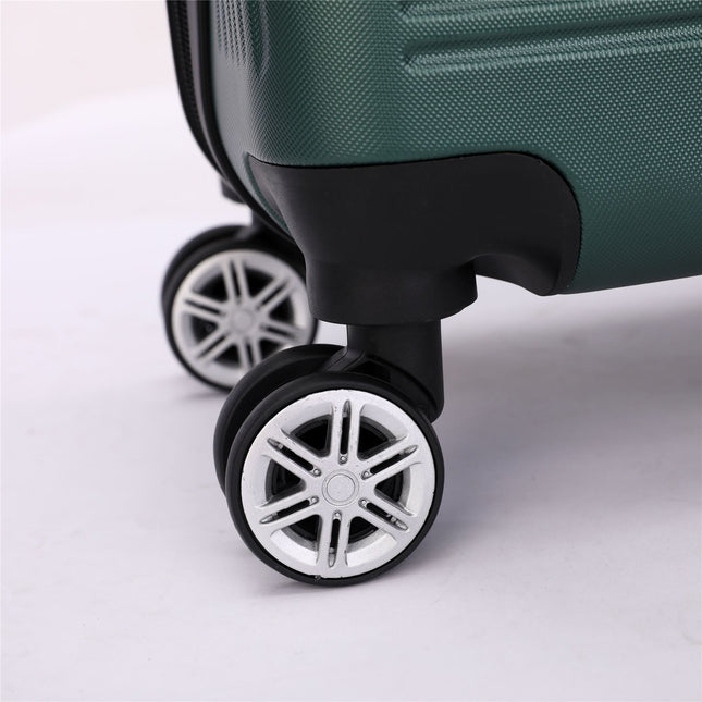 Hard Shell Classic Dual 4 Wheel Luggage Suitcase Set