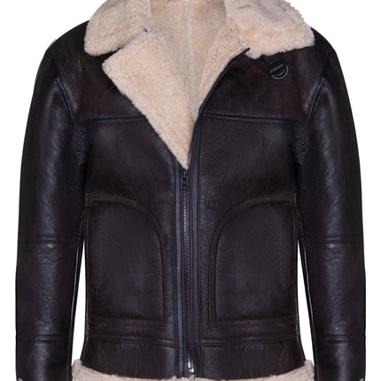 Mens B3 Shearling Sheepskin Aviator Jacket-Gloucester
