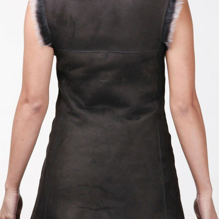Women's Toscana Sheepskin Long Gilet-Sorocaba