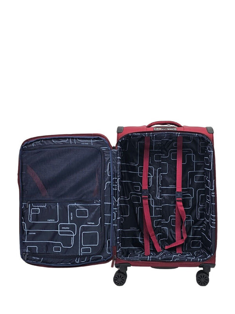 Lightweight  4 Wheel Luggage Travel Soft Cabin Bag