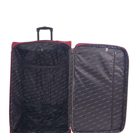 Soft Shell Suitcase Luggage Set Travel Light Carry On Cabin Bag