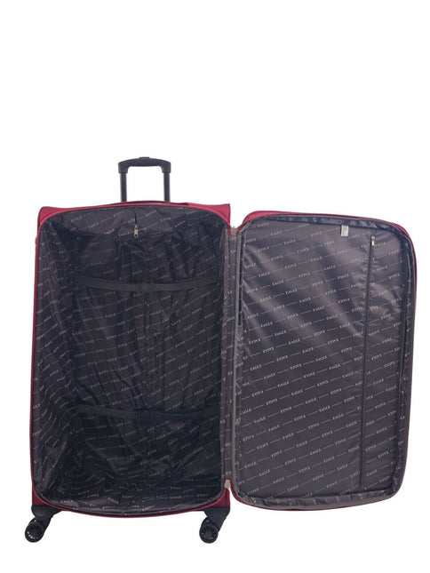 Soft Shell Suitcase Luggage Set Travel Light Carry On Cabin Bag