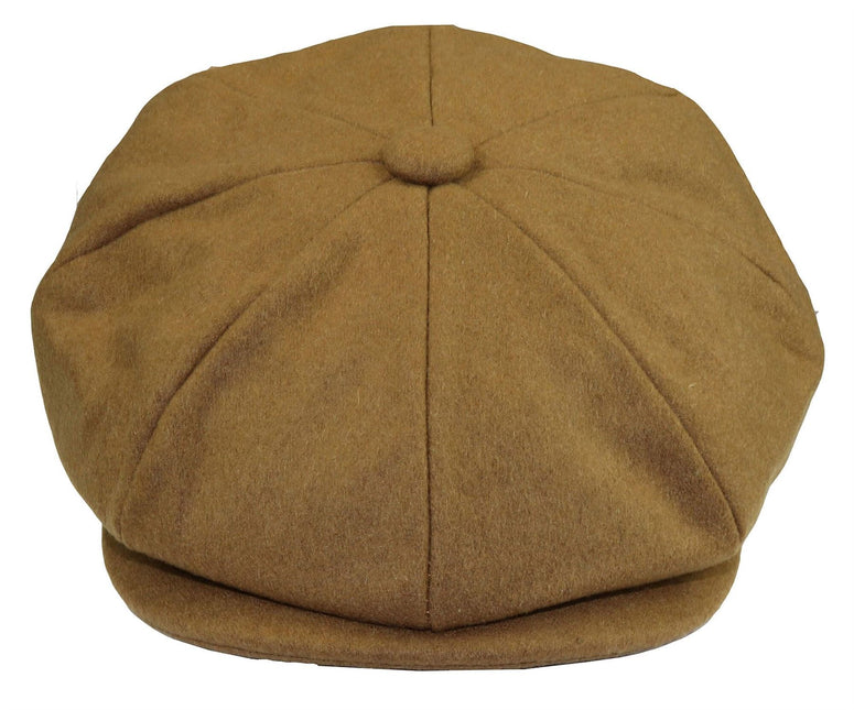 Mens Peaky Blinders Newsboy Wool 8 Panel Gatsby Flat Baker Hat