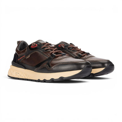 Pikolinos Men's Brown Leather Sneakers Slip-on Trainers Shoes - Aranda