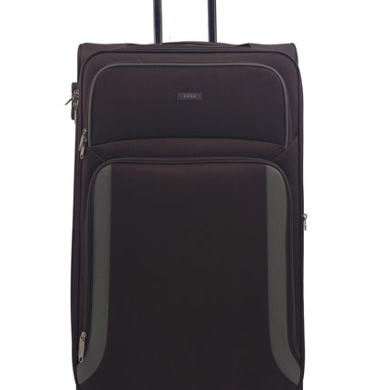 Soft Shell Suitcase Luggage Set Travel Light Carry On Cabin Bag