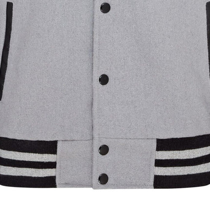 Letterman Baseball Wool Leather Varsity Bomber Jacket - Genoa