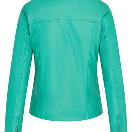 Women's Classic Brando Biker Leather Jacket - Broome
