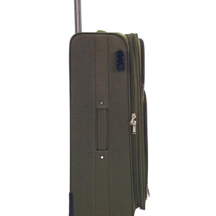 Soft 3 pcs Luggage Suitcase Set Cabin Light Travel Bags