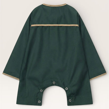 Baby Boys Ramadan Green Moroccan Thobe Robe Emirati Eid Jubba- B-TT003