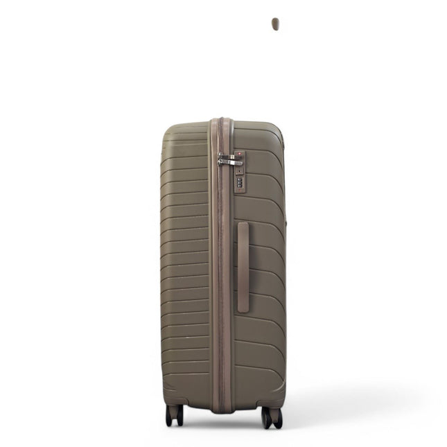Robust PP Hard Shell 8 Wheels Luggage Travel Holiday Cabin Suitcase Set