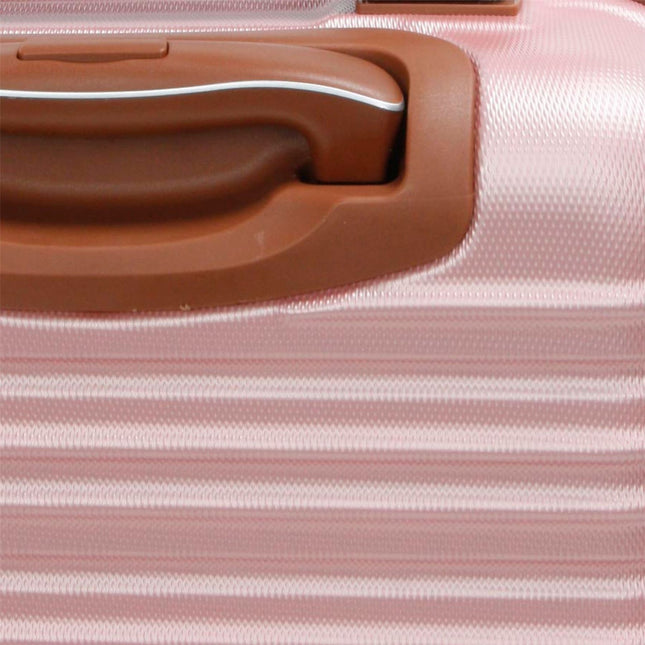 Expandable Hard Shell ABS Suitcase Set 8 Wheel Robust Travel Case Holiday Luggage