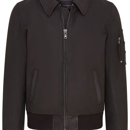 Men's A2 US Airforce Cowhide Aniline Leather Bomber Jacket